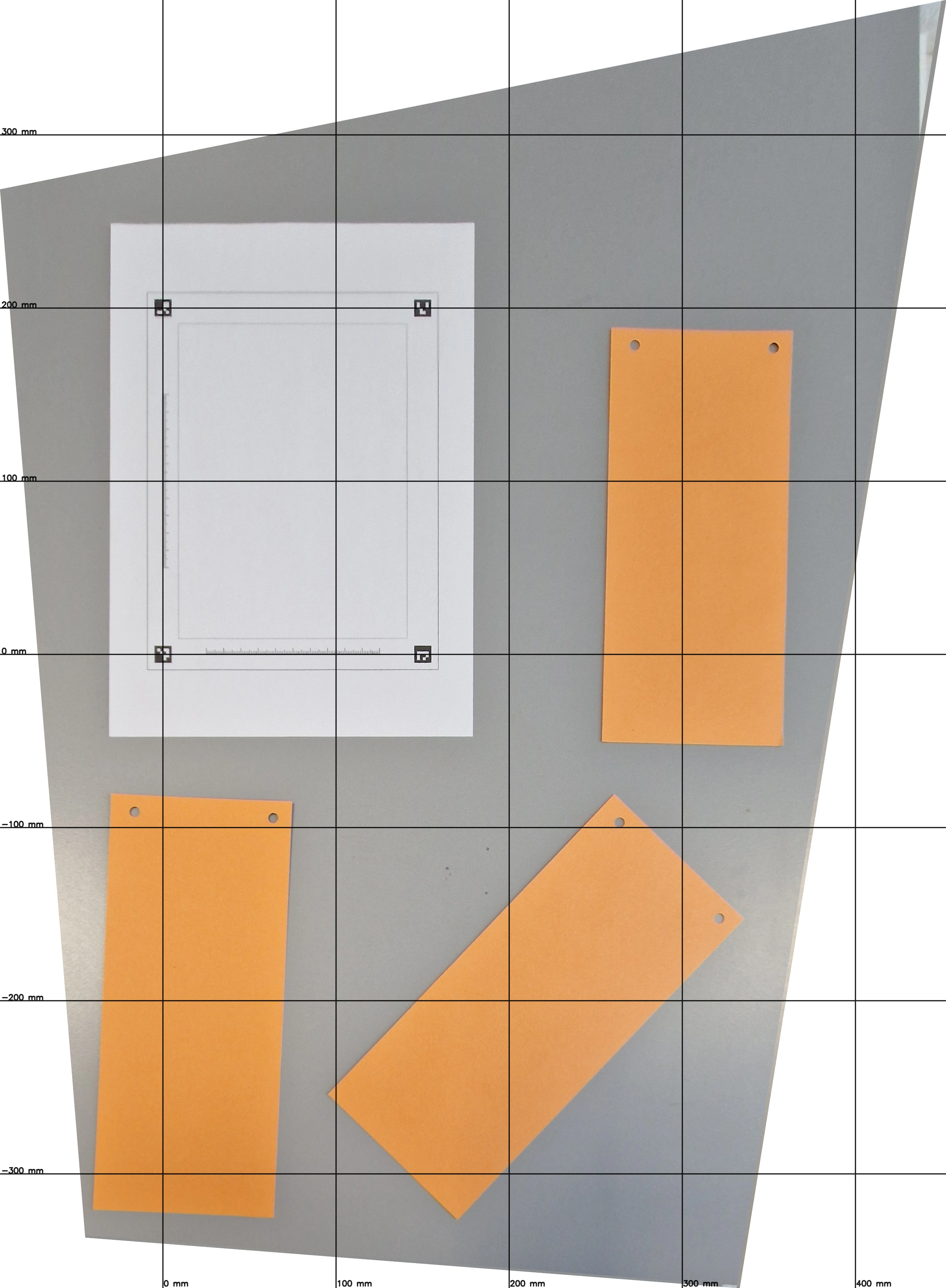 Orthofoto (entzerrt) via Homographie